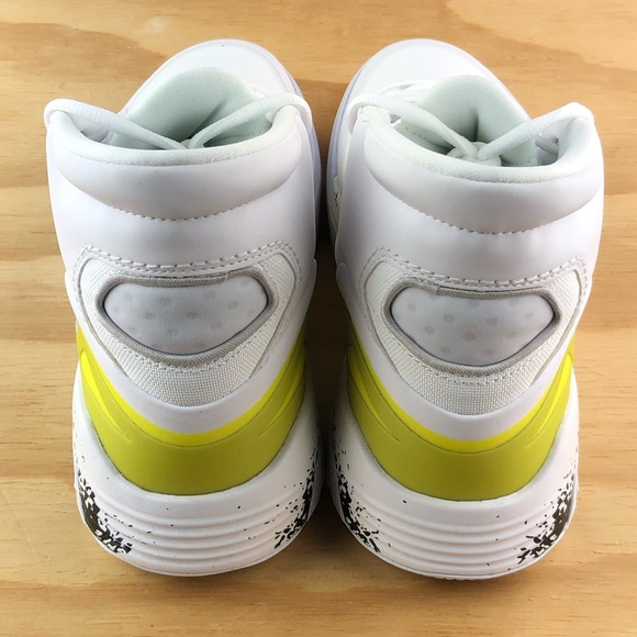 Converse G4 High Top White Yellow React Basketball Shoes Size 9 - Picture 8 of 9